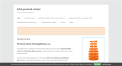 Desktop Screenshot of pojistovna-axa.cz