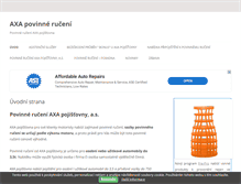 Tablet Screenshot of pojistovna-axa.cz
